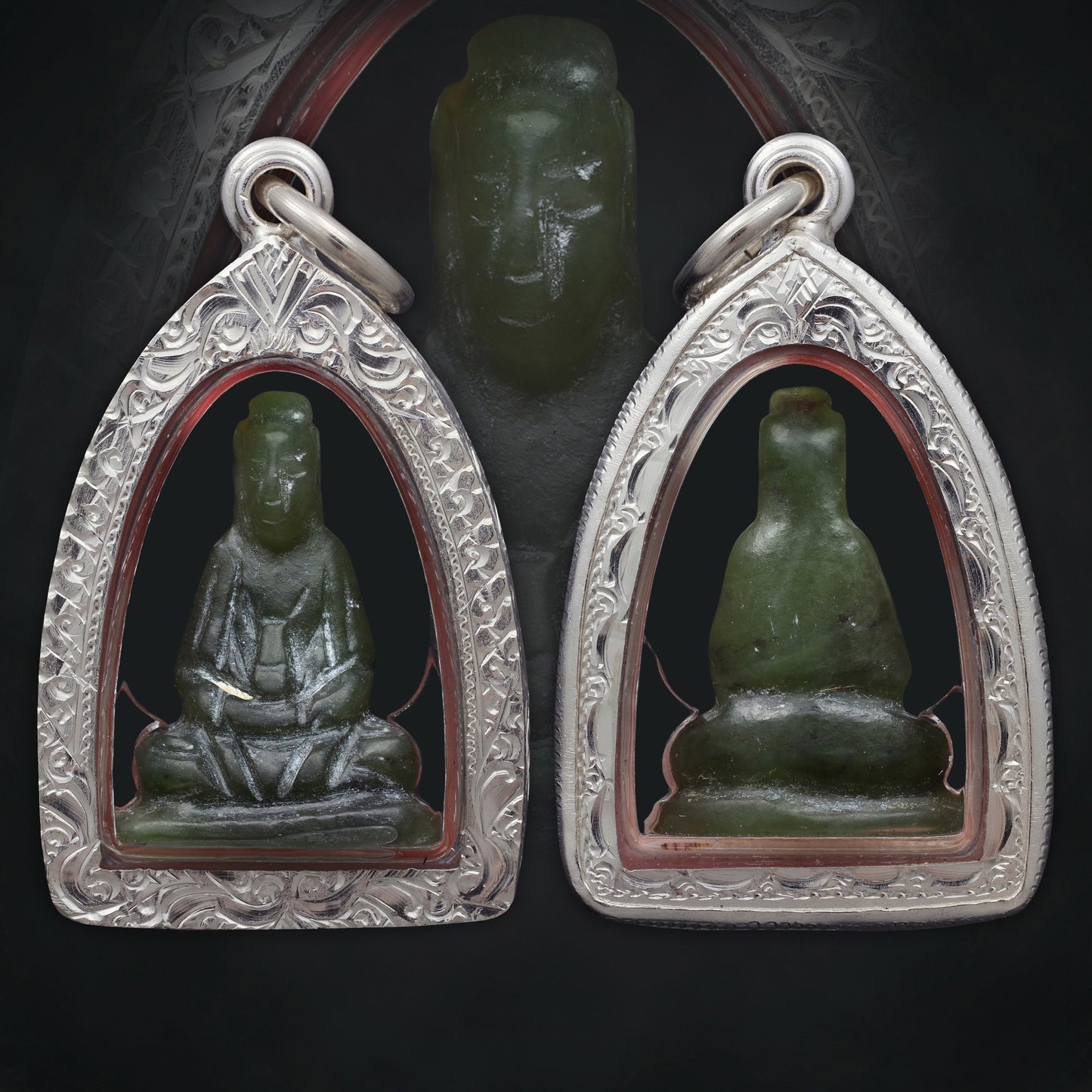 Lp Kasem/Lp Wiriyang Wat Dhammamongkol