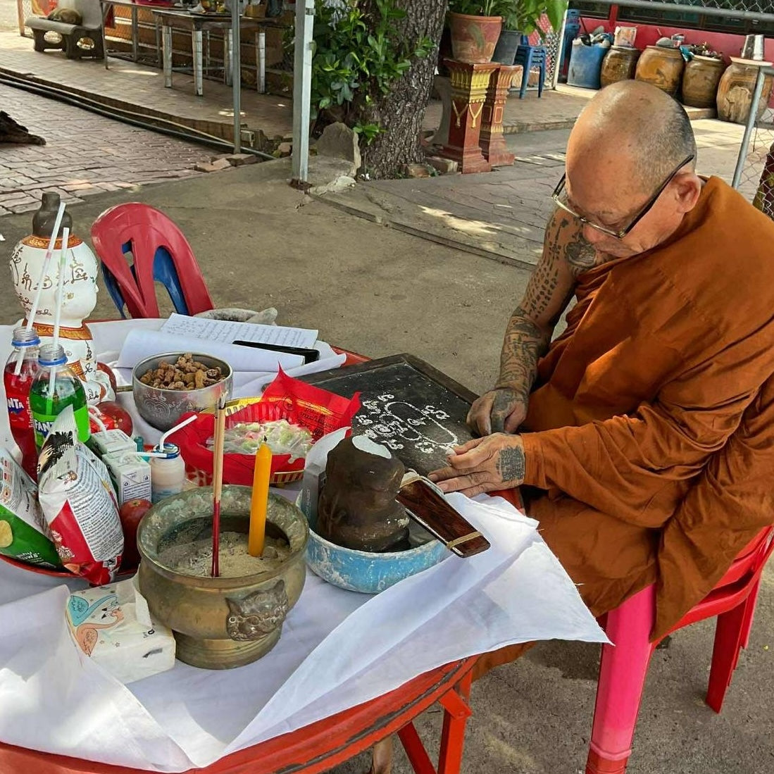 LP Anucha Wat Pho Ratchaburana